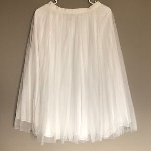 Adrianna Papell White Skirt Size 2